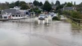 Heavy rainfall causes disruption along south coast of England