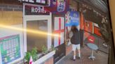 It's coming home...with me: Footy fan caught snatching England flag on CCTV