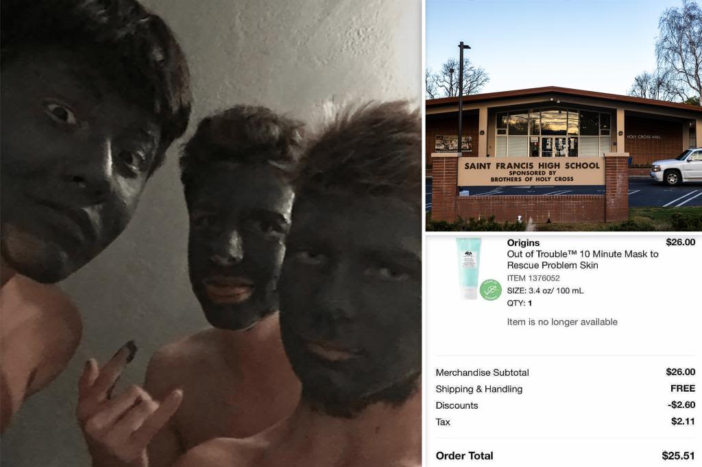 Teens kicked out of elite Catholic school for ‘blackface’ are awarded $1M by jury after proving it was just acne mask