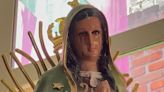 Investigan supuesta aparición de lágrimas en figura de la Virgen