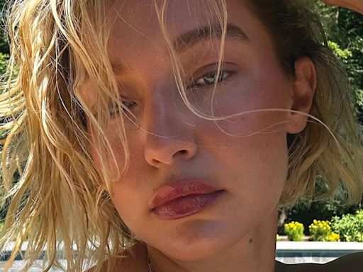 Gigi Hadid's exact $10 liquid blushes and bronzer she wore in new poolside ad