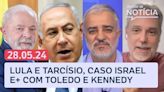 Lula, Tarcísio e câmeras da PMs; ataque de Israel e mais com Toledo e Kennedy | Análise da Notícia 28/05/24