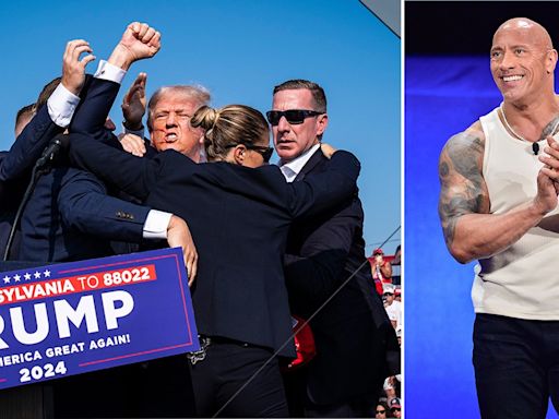 Dwayne 'The Rock' Johnson praises Trump's defiance at assassination attempt: 'We wanted to see that'