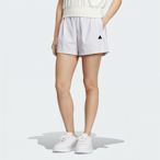 adidas 短褲 女款 運動褲 TECH WV SHORTS 白 IM8828