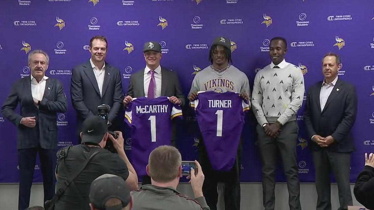 Vikings QB J.J. McCarthy to wear No. 9 jersey this season