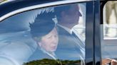 Princess Anne rode behind the Queen's coffin for 6 hours as it traveled to Edinburgh