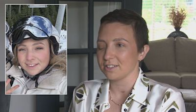 Woman who fell down 15ft ravine skiing 'grateful' for support through recovery | ITV News