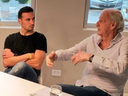 Lionel Scaloni, en la despedida de su mayor respaldo: César Luis Menotti