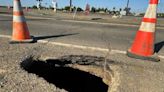 Sinkhole causes partial highway 33 closure in Stanislaus County