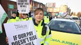Health workers take to the picket lines in Northern Ireland