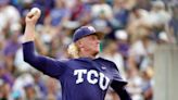 How did TCU beat Indiana State to win Super Regional opener and extend win streak to 10?