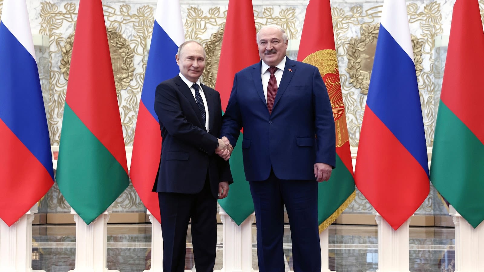 On a visit to his Belarusian ally, Putin questions Zelenskyy's legitimacy as Ukraine's leader