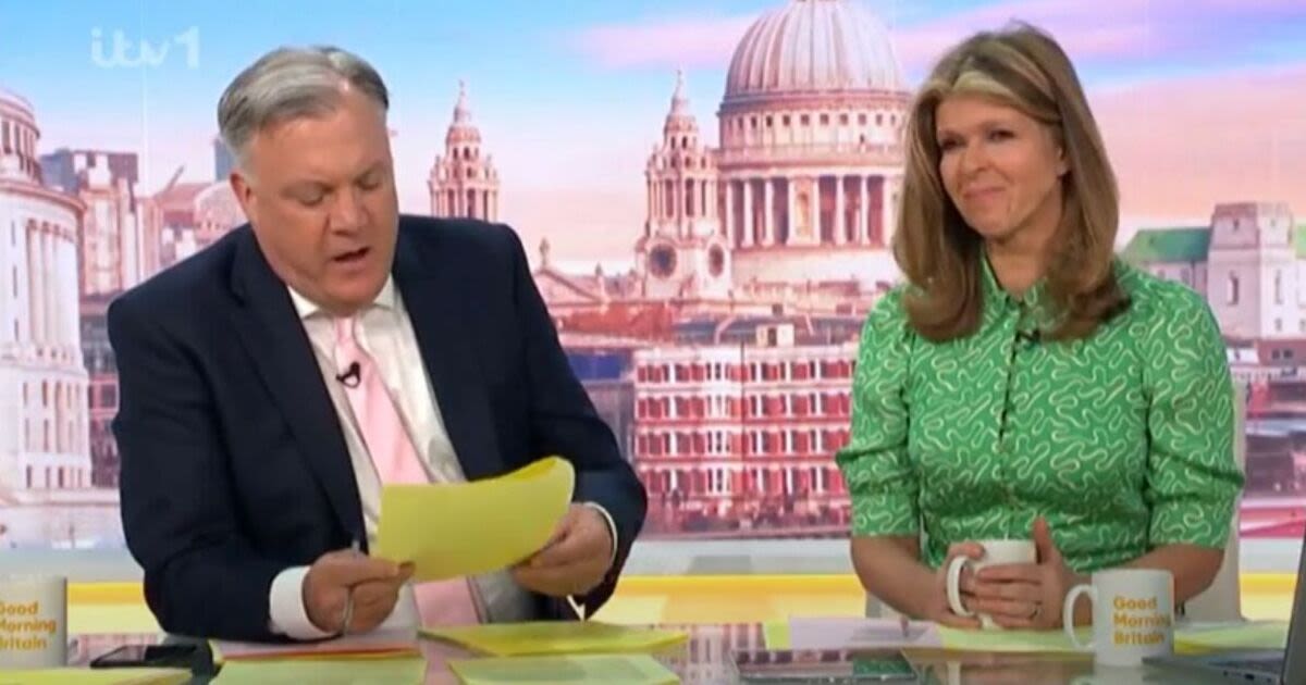 GMB fans react as Sharon Stone puts Ed Balls 'in his place' in awkward segment