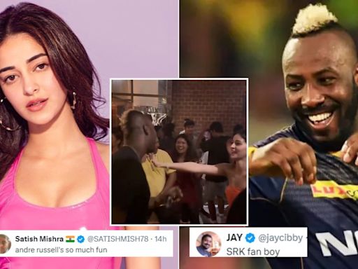 Andre Russell Grooves To Lutt Putt Gaya With Ananya Panday In KKR After-Party; Internet Calls Him 'SRK Fanboy'