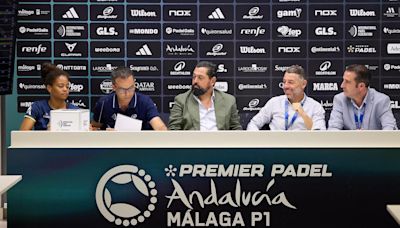 Sorteo del Premier Pádel Andalucía Málaga en el Carpena