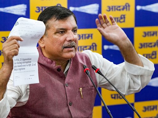 ‘Itna sannata kyon hai bhai?': AAP MP Sanjay Singh takes jibe at BJP after Arvind Kejriwal's RSS queries