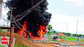 Salem Corp’s Mountain Park worth 70L destroyed in fire | Coimbatore News - Times of India