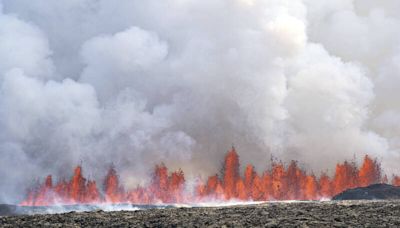 冰島火山大爆發熔岩噴160英尺 著名藍湖溫泉緊急疏散
