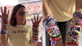 Jennifer Garner shows off massive collection of friendship bracelets from Taylor Swift’s concert