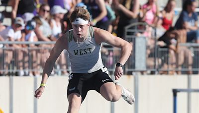 Iowa City West's Aidan Jacobsen wins state title in 400 hurdles at Iowa state track meet