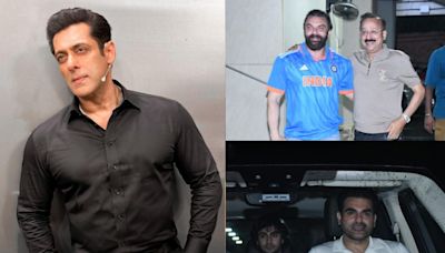 Salman Khan Leaves Sohail Khan's Home With Tight Security After Ind-SA T20 WC Match, Video Goes Viral - News18