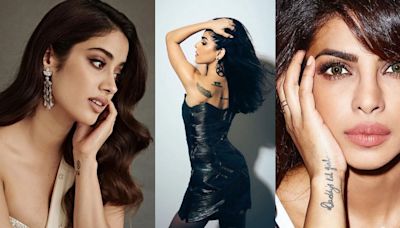 Priyanka Chopra, Janhvi Kapoor To Alaya F: Bollywood Stars Who Got Inked With Unusual Tattoos