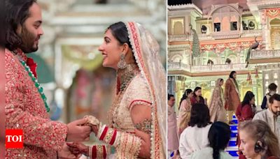 Anant Ambani and Radhika Merchant wedding: Unseen inside pictures of couple after varmala ceremony | Hindi Movie News - Times of India