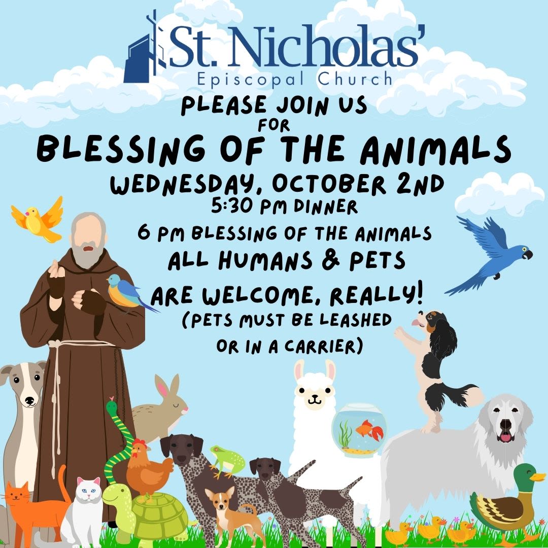 St. Nicholas' Children's Ministry plans Blessing of the Animals