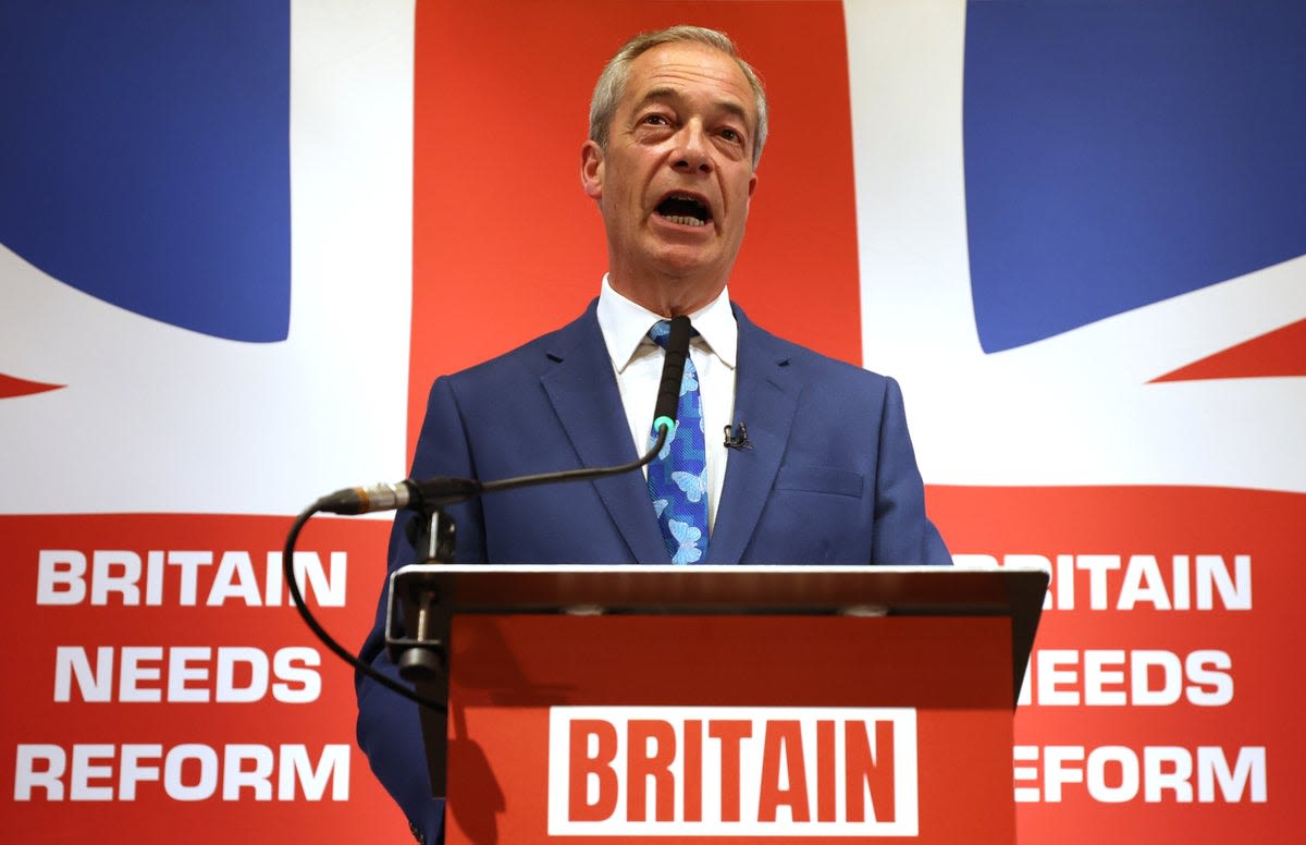 Nigel Farage latest: Reform UK leader calls for zero net migration as he launches election campaign in Clacton