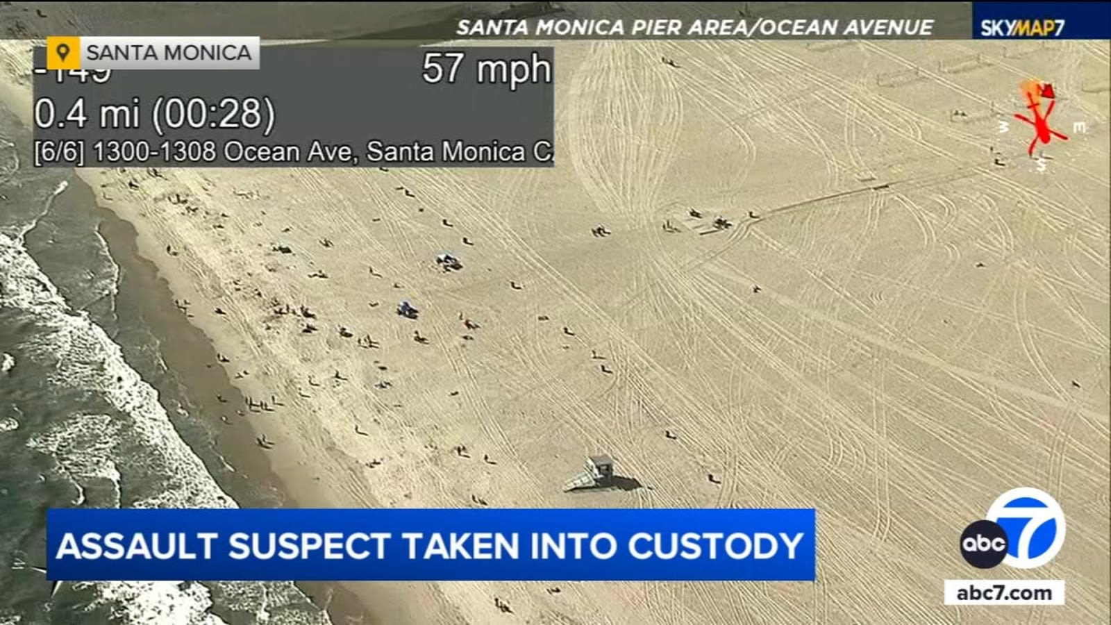 Teen among 3 victims assaulted in Santa Monica, police say; suspect in custody