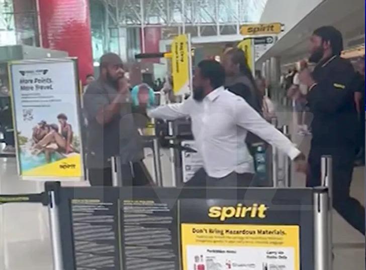 Brothas Brawl at BWI! Spirit Airlines Check-in Counter Erupts in Violence | WATCH-it-Happen | EURweb