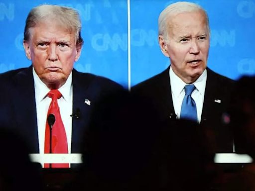 Less is more: Trump quiet as Biden flounders