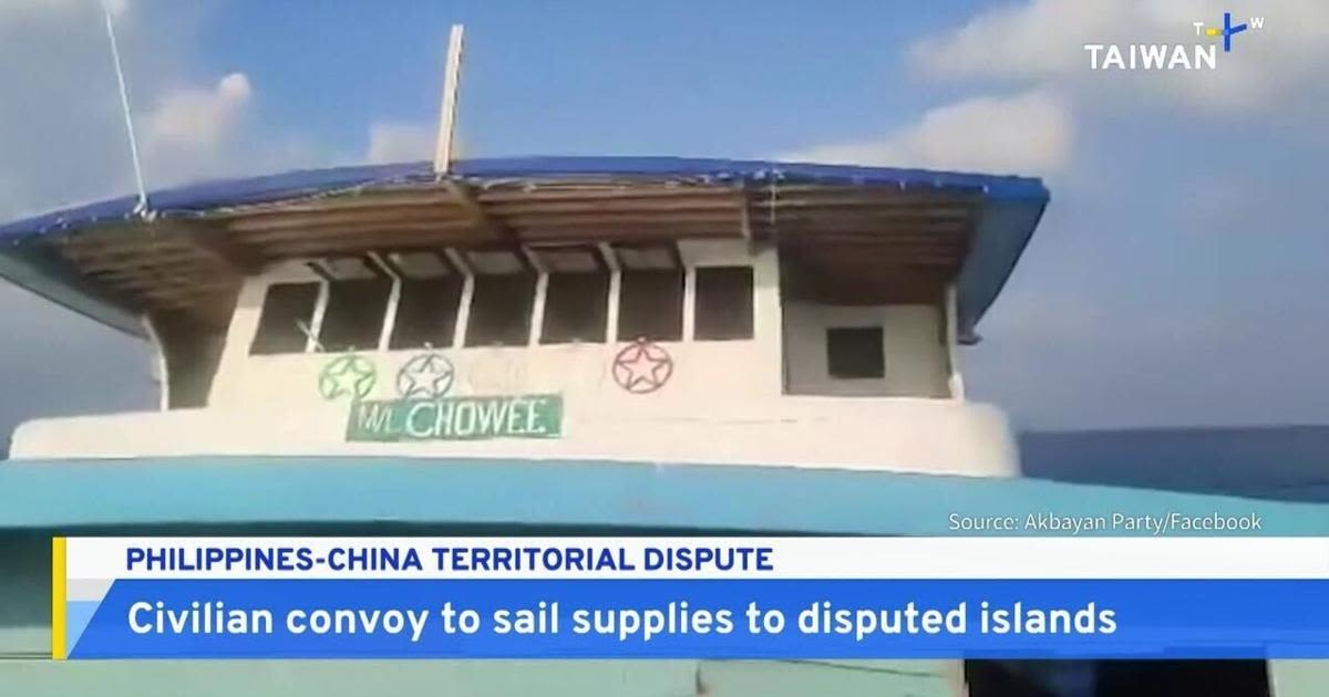China-Philippines Clash Feared as Civilian Convoy Heads to Scarborough Shoal - TaiwanPlus News
