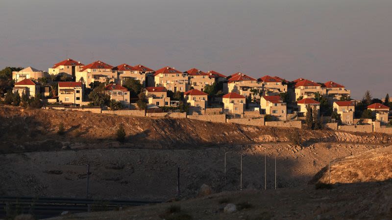 Israel sparks international condemnation over plans to legalize five West Bank settlements | CNN