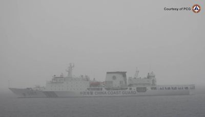 China anchors 'monster ship' in South China Sea, Philippine coast guard says