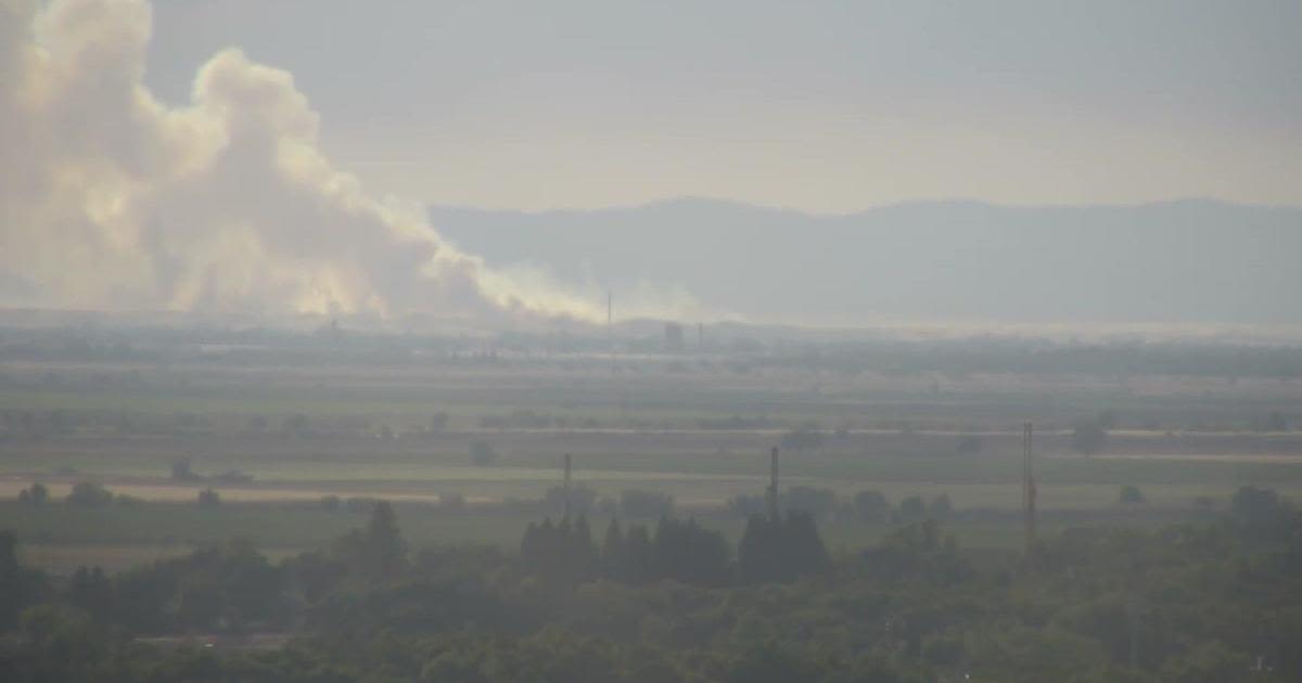 Rural grass fire in rural Yolo County forces evacuations