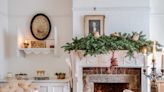 This beautiful 1930s semi has gone all out on a very vintage Christmas matching its post-war grandeur