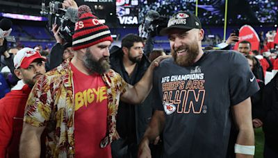 Jason Kelce Teases Brother Travis Kelce About His Outfit With Taylor Swift Joke: ‘Now That’s Funny!’