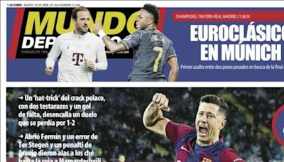 La victoria del Barça ante el Valencia, protagonista de las portadas deportivas de hoy