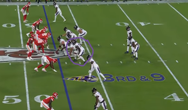 Why did the Ravens get penalized for three illegal formations on their first drive of the 2024 NFL season?