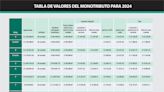 AFIP: cómo es la tabla oficial 2024 para topes de facturación y pago del Monotributo