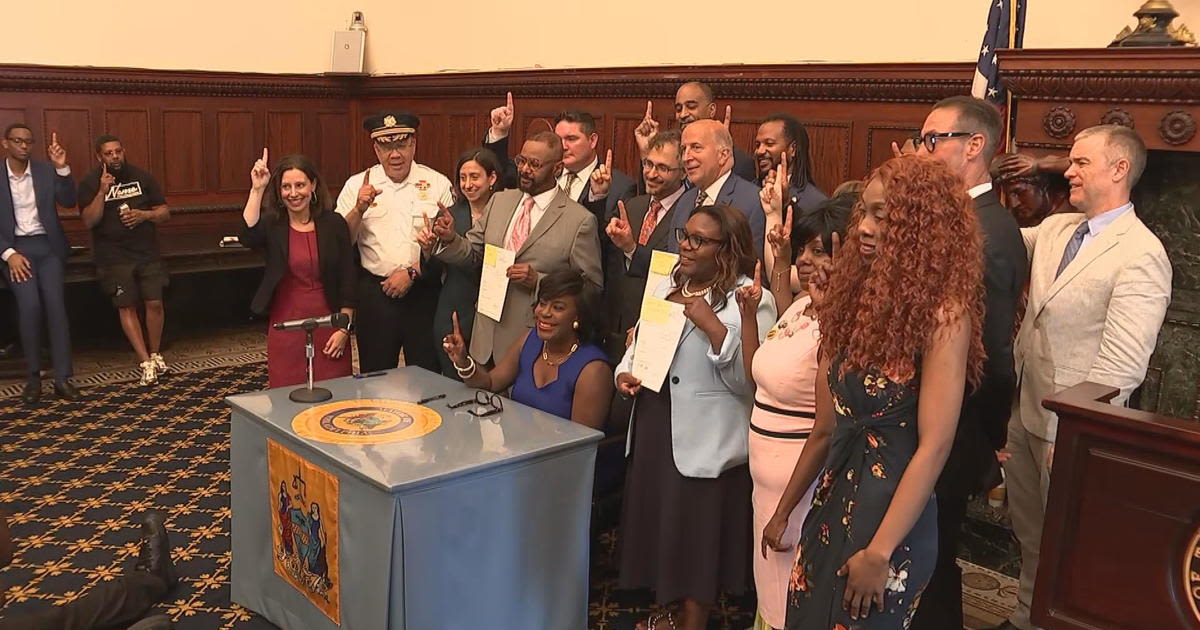 Philadelphia Mayor Cherelle Parker signs bills adding speed cameras on Broad Street, gun safety measures into law