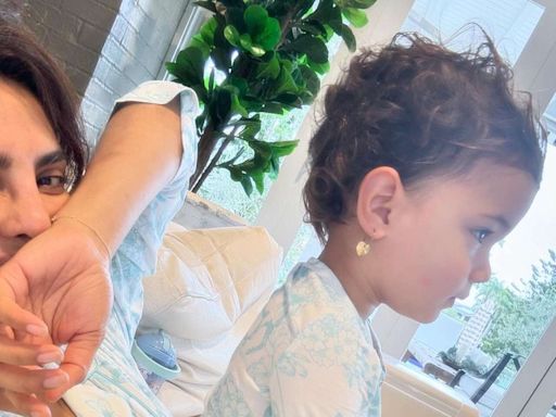 Priyanka Chopra and Daughter Malti Wear Matching Pajamas to Send Cute Note to Nick Jonas: ‘Miss U’