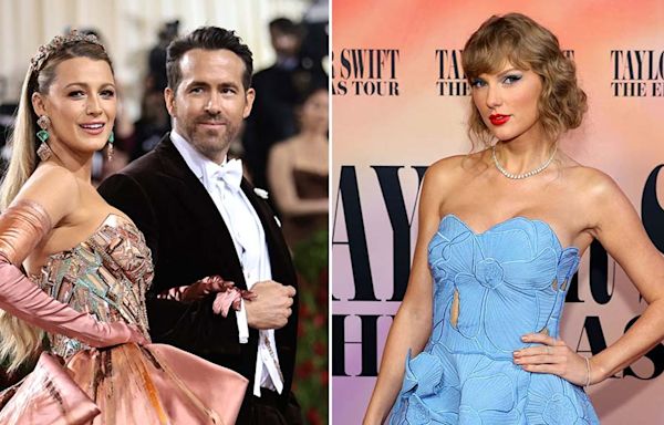 Taylor Swift seemingly hints she’s the godmother of Ryan Reynolds and Blake Lively’s children