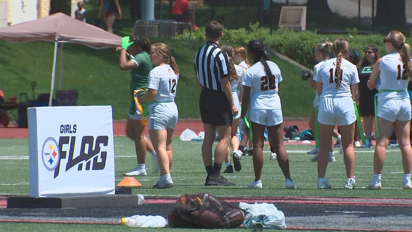 Girls flag football surging in Pittsburgh with help from Steelers