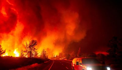 Firefighters helped by cooler weather as they battle huge blaze in California