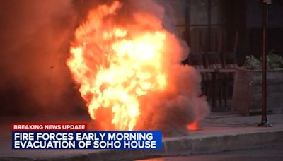 SoHo House Chicago Hotel evacuated as CFD battles ComEd electrical vault fire in West Loop