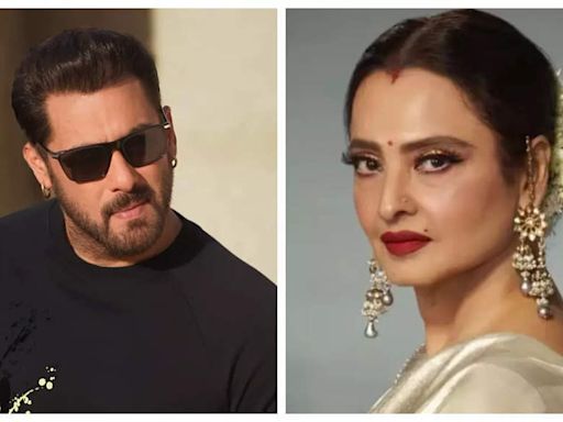 When Salman Khan confessed he wanted to marry Rekha | - Times of India