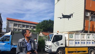 防治登革熱 台南出動空拍機巡查舊市區