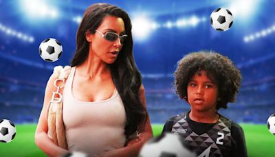 Kim Kardashian Treats Son Saint To Real Madrid Experience